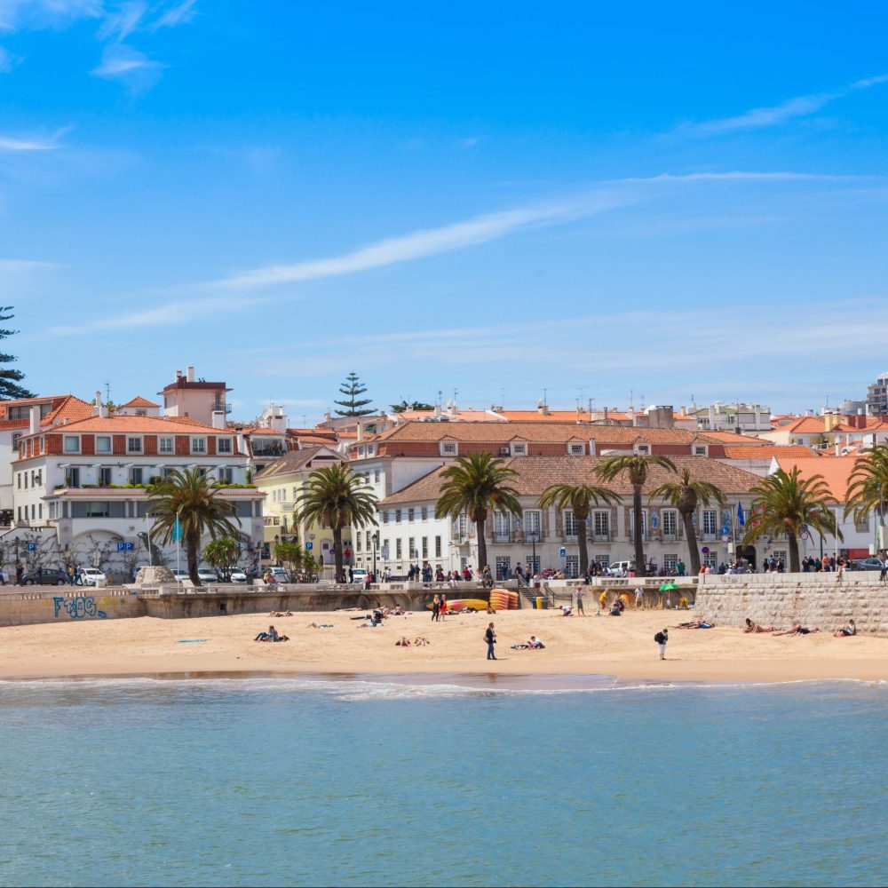 Strand bij Lissabon