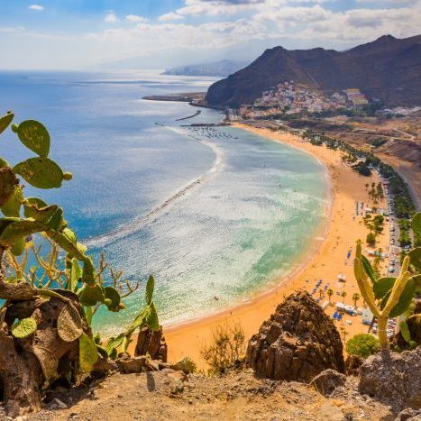 Tenerife strand de la teresitas